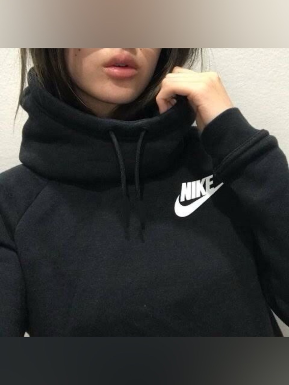 NWT Nike Hoodie Sweatshirt Funnel Neck Sweater Pullover high neckline women Gift